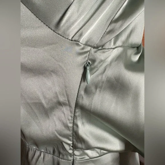 Dirty Martini Long Sleeve Mini Dress - Pale Green NWT (M) - Picture 7 of 16